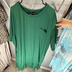 Green Women's Swim Coverup